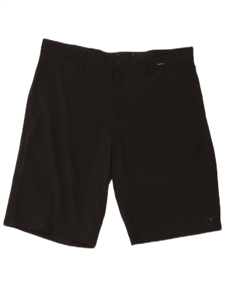 Męskie spodenki chino Hurley Phantom W33, średni czarny poliester