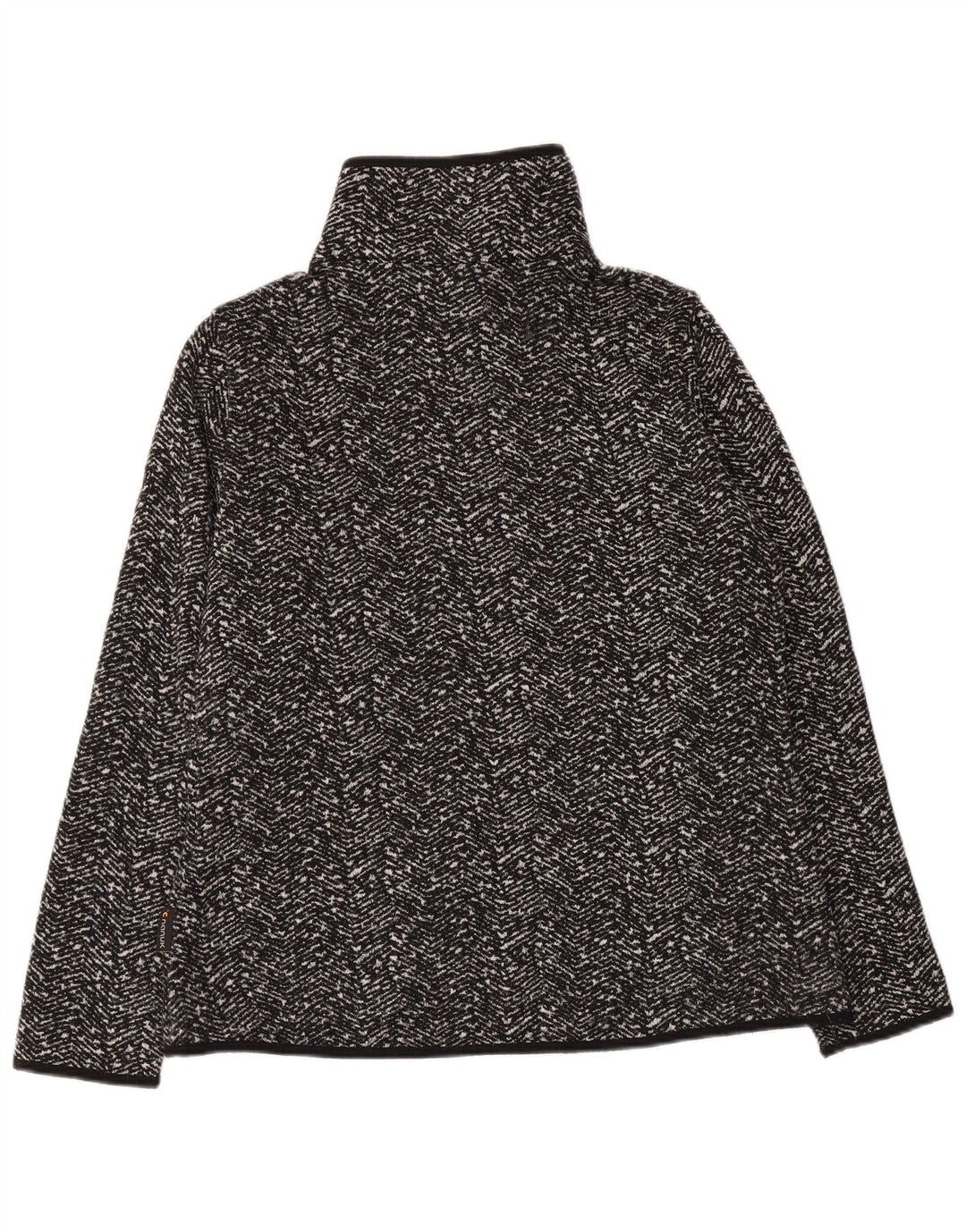 Damska kurtka dresowa JACK WOLFSKIN UK 14/16, duża, czarna, w jodełkę