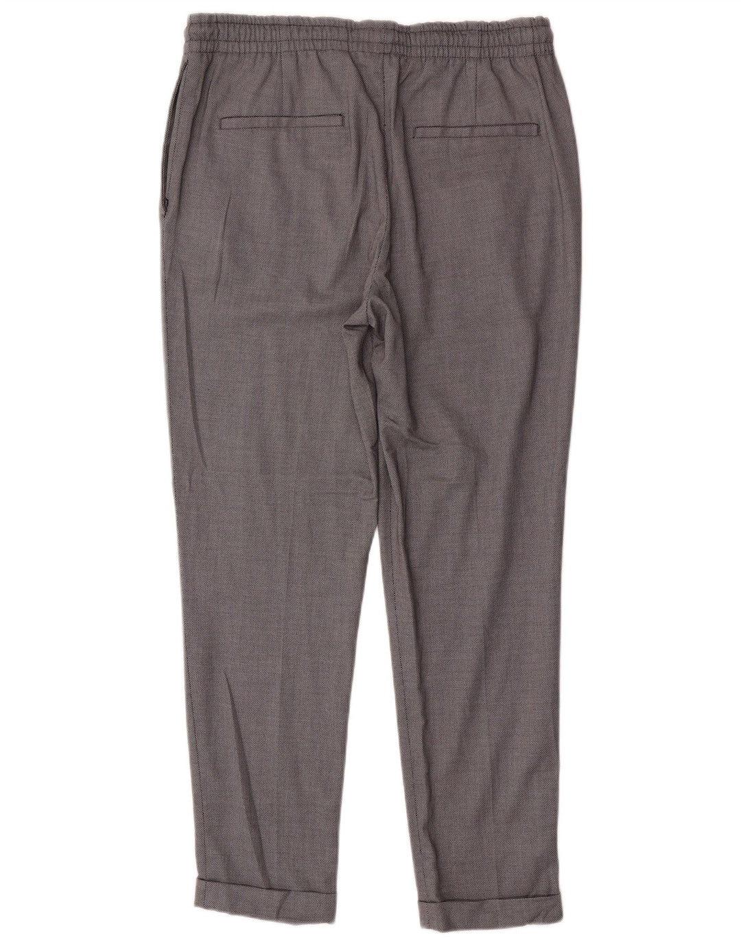 Spodnie damskie Zara Slim Chino, duże, W32 L28, szary poliester