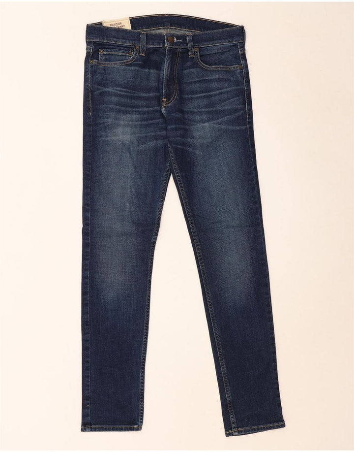 Damskie jeansy Super Skinny Hollister W31 L32 Niebieskie