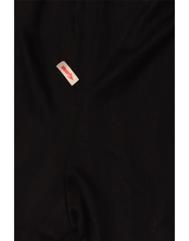 Męskie spodenki sportowe NIKE Dri Fit, poliestrowe, w średnie czarne prążki