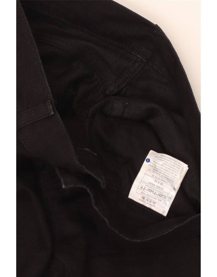 Dżinsy damskie CARHARTT W28 L32 Czarne bawełniane