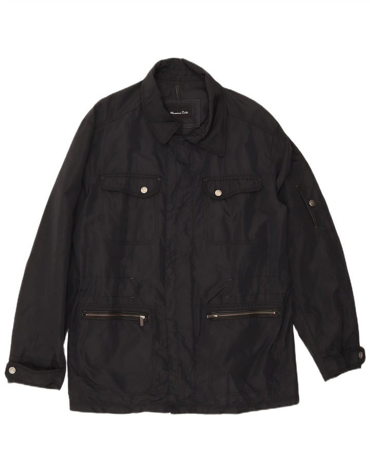 Kurtka męska MASSIMO DUTTI UK 42 XL, czarna, nylonowa