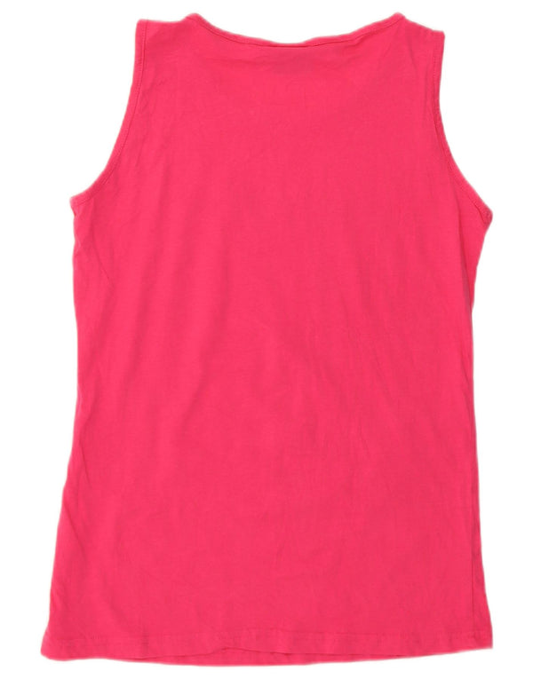 Lotto Girls Graphic Vest Top 15-16 Years XL Pink Cotton