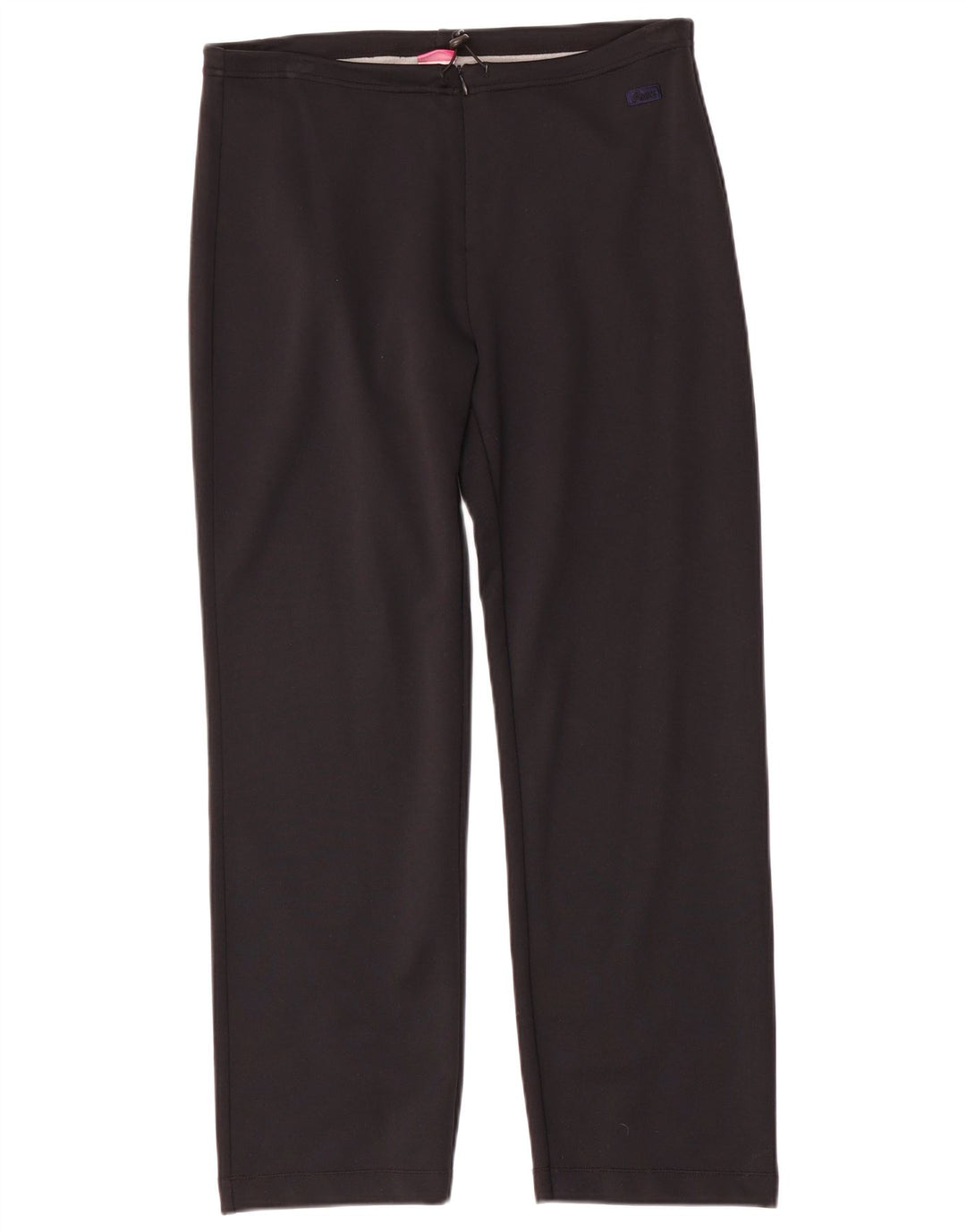 Damskie spodnie dresowe Asics UK 16, duże, czarne, poliamidowe