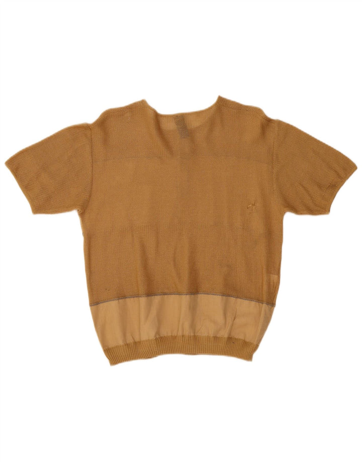 Damski sweter MODIGLIANI z okrągłym dekoltem IT 48 XL w kolorze beżowym
