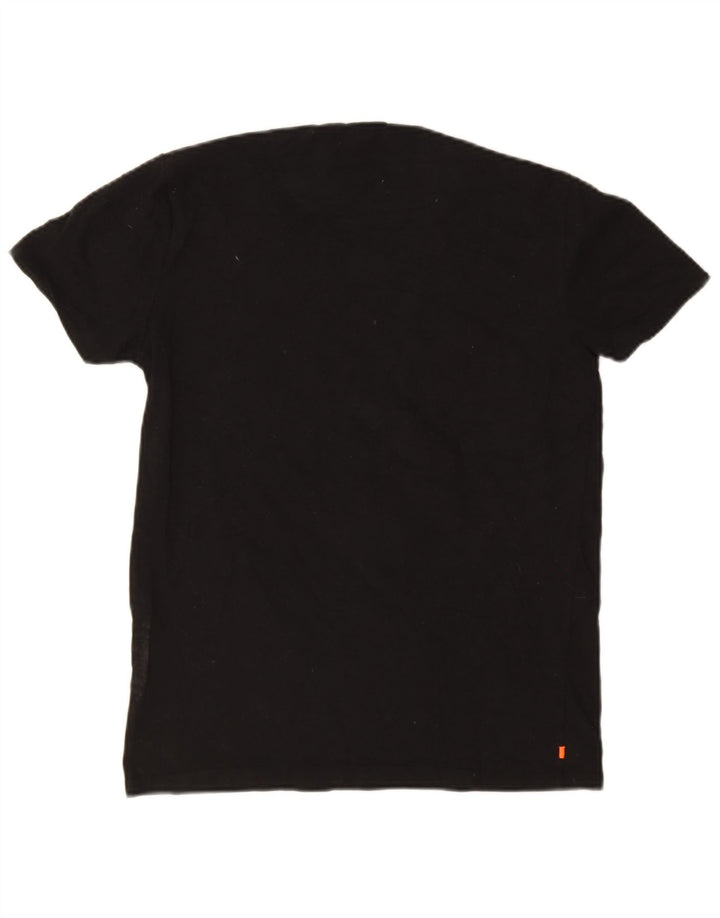 Męski T-shirt Superdry o dopasowanym kroju, średni czarny, bawełniany
