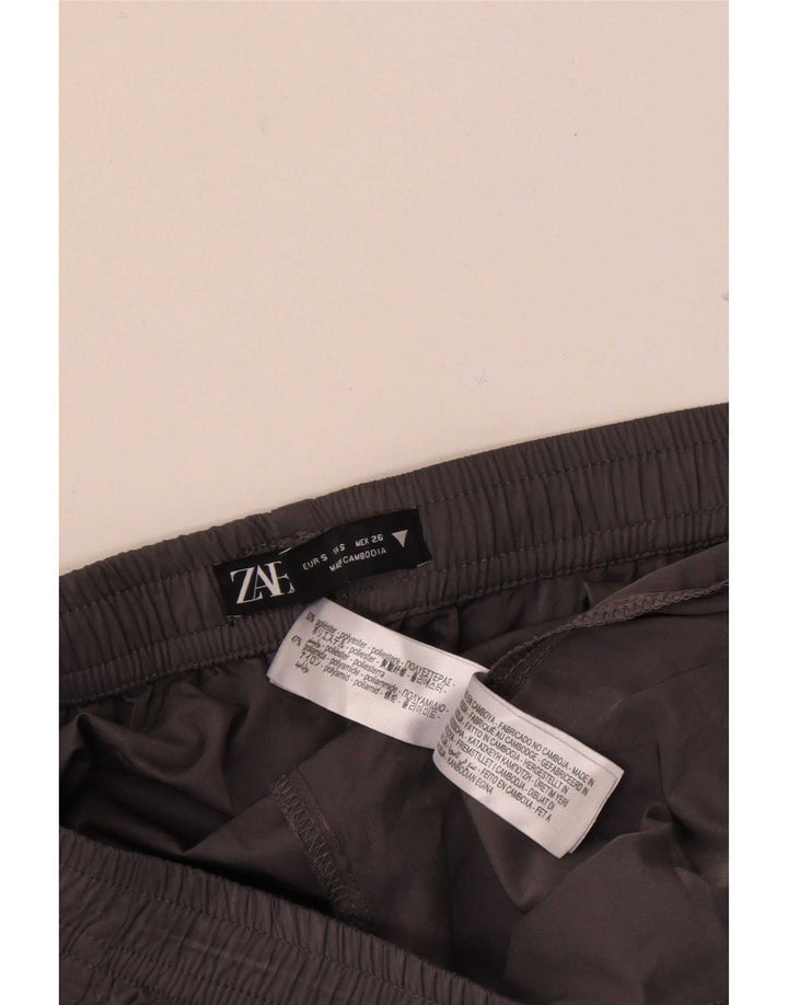 Damskie spodnie dresowe Zara Flare UK 8 Small, szary poliester