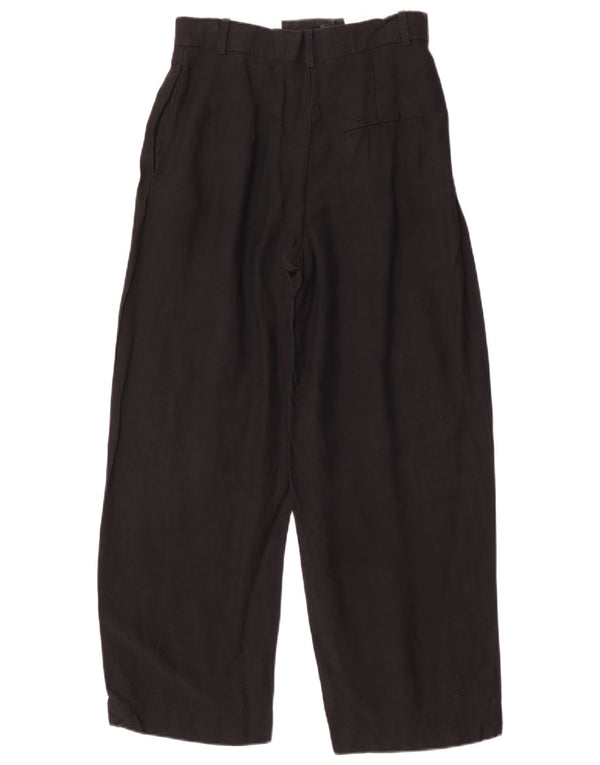 Cos Damskie spodnie chino z wysokim stanem i szeroką nogawką EU 34 XS W26 L26 czarne