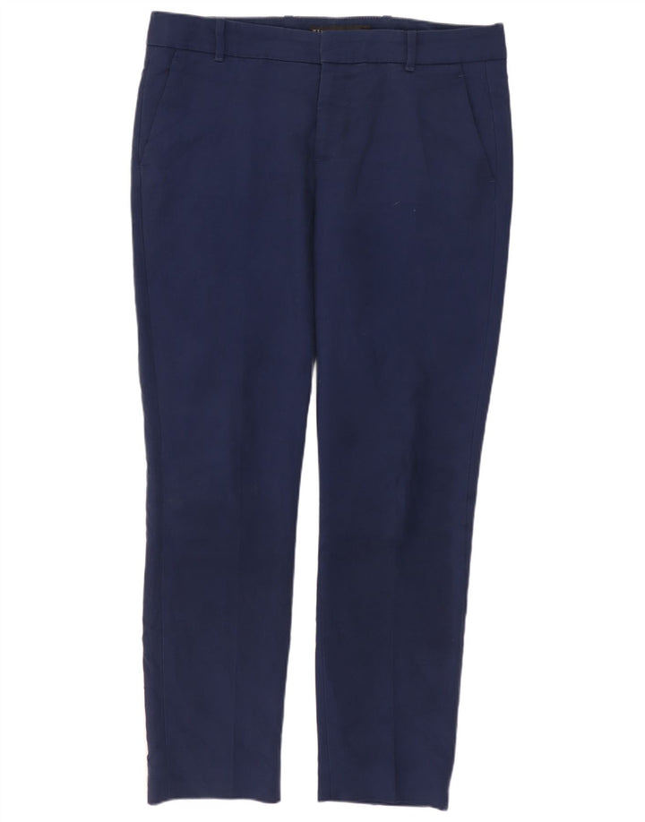 Spodnie damskie Zara Slim Chino Medium W28 L28 Granatowe