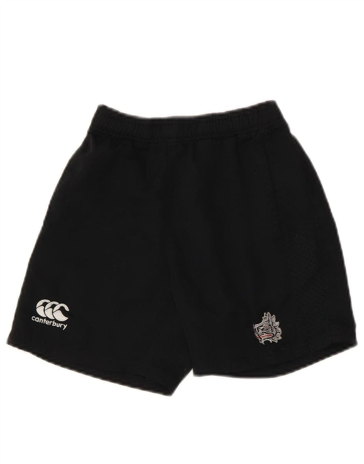 CANTERBURY Womens Sport Shorts UK 4 XS  Black Polyester