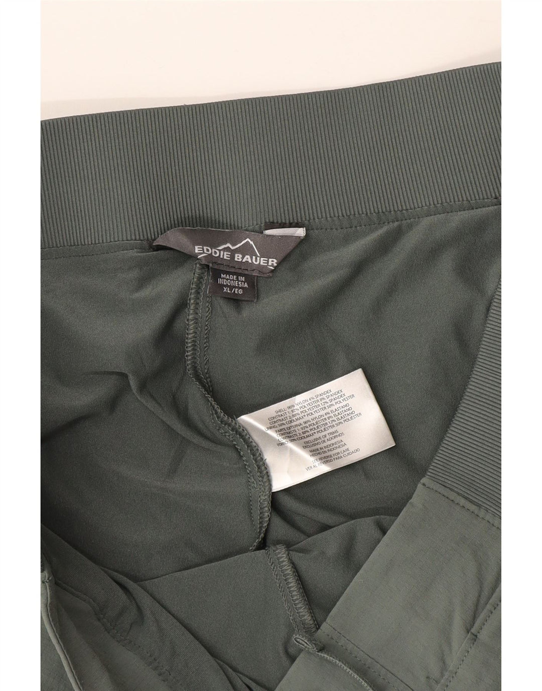 Damska spódnica cargo Eddie Bauer XL W36, nylon khaki
