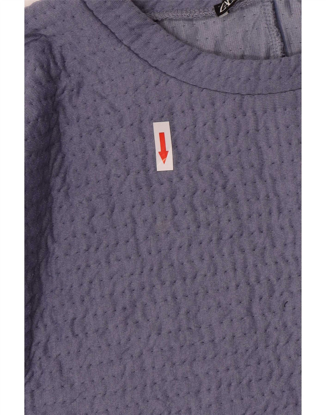 Damska bluzka Zara Crop Top UK 14, duża fioletowa