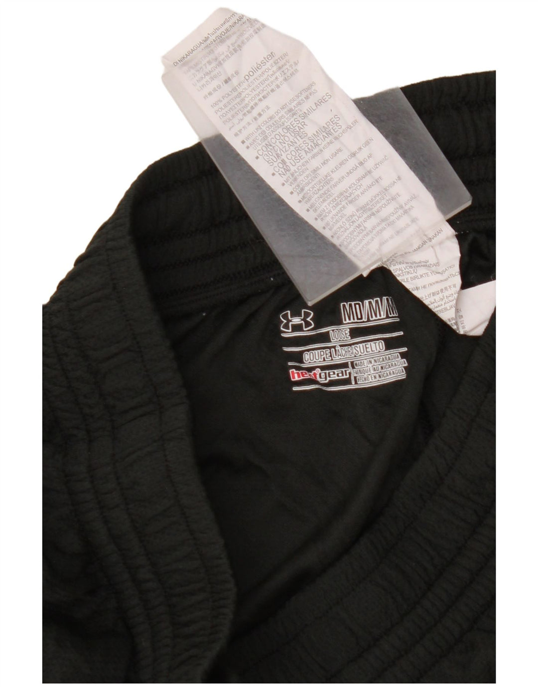 Męskie spodenki sportowe UNDER ARMOUR Heat Gear w kolorze średniej czerni