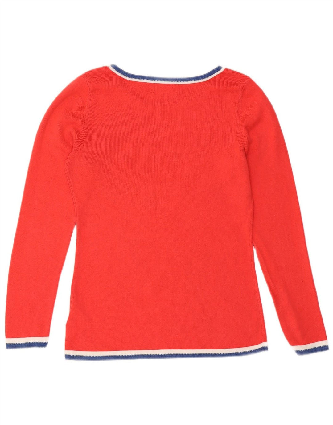 Damski top z długim rękawem Tommy Hilfiger UK 14, duży, czerwony, bawełniany