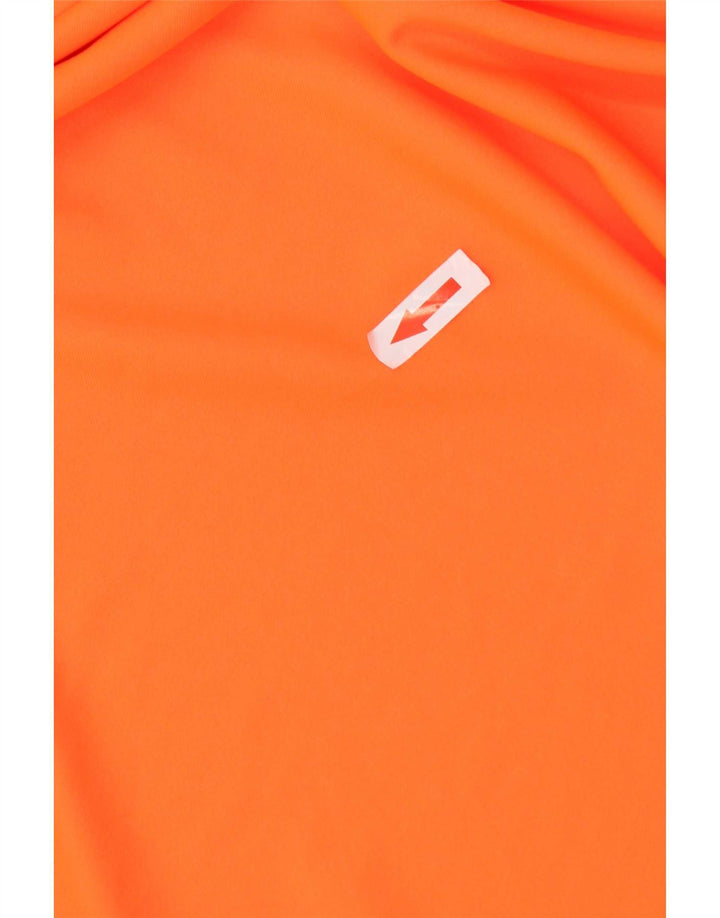 Adidas Męska koszulka Climalite Top, średni pomarańczowy poliester