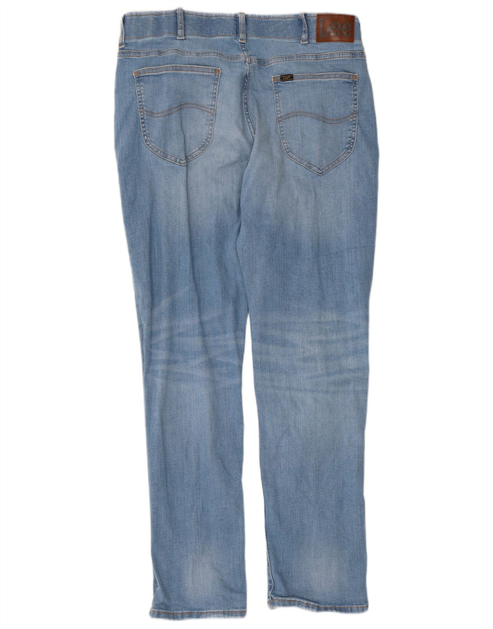 Męskie dżinsy Lee Extreme Motion Regular Tapered W36 L32 Niebieskie bawełniane