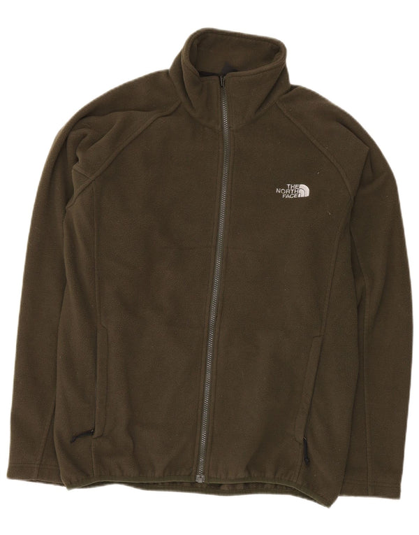 Męska kurtka polarowa THE NORTH FACE UK 36, mała, khaki, poliester