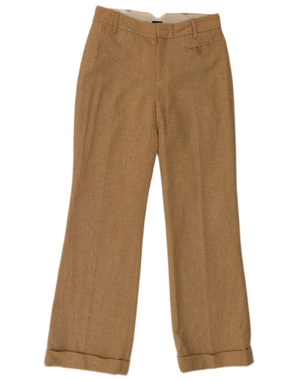 Spodnie damskie Gap Stretch Bootcut US 4 Small W30 L32 Beżowe nakrapiane