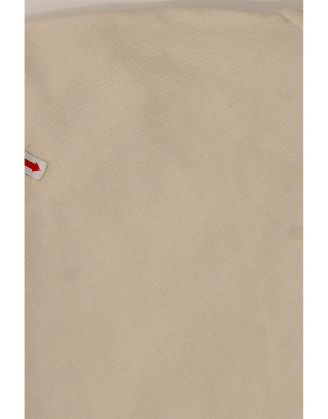 Męska bluza REEBOK o luźnym kroju i zapinanym na zamek, średniej wielkości złamanej bieli, bawełniana