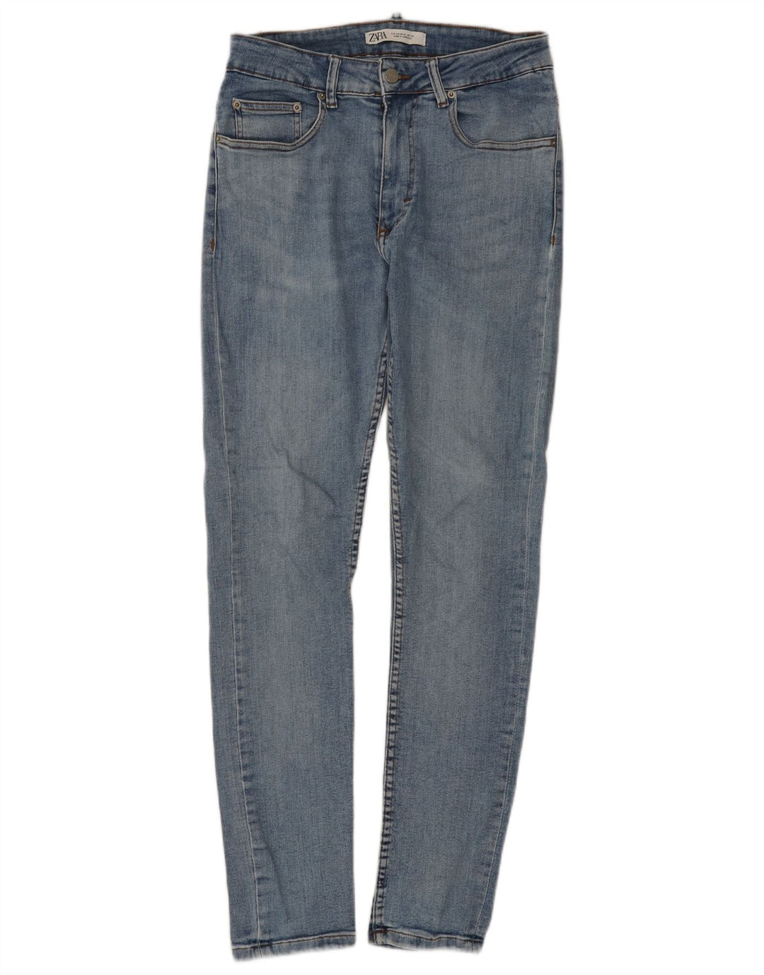 Męskie jeansy slim fit Zara EU 40 Medium W31 L30 Niebieskie bawełniane
