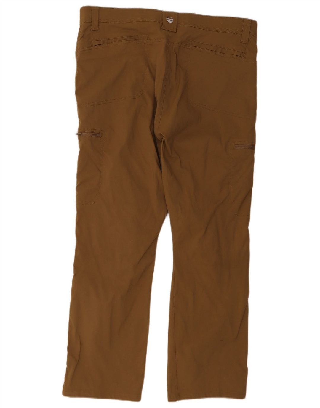 Męskie proste spodnie cargo Wrangler W36 L30 Brązowy nylon