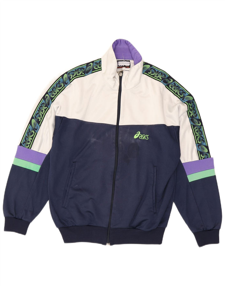 Męska kurtka dresowa Asics Graphic IT 46 Mały granatowy blok kolorów