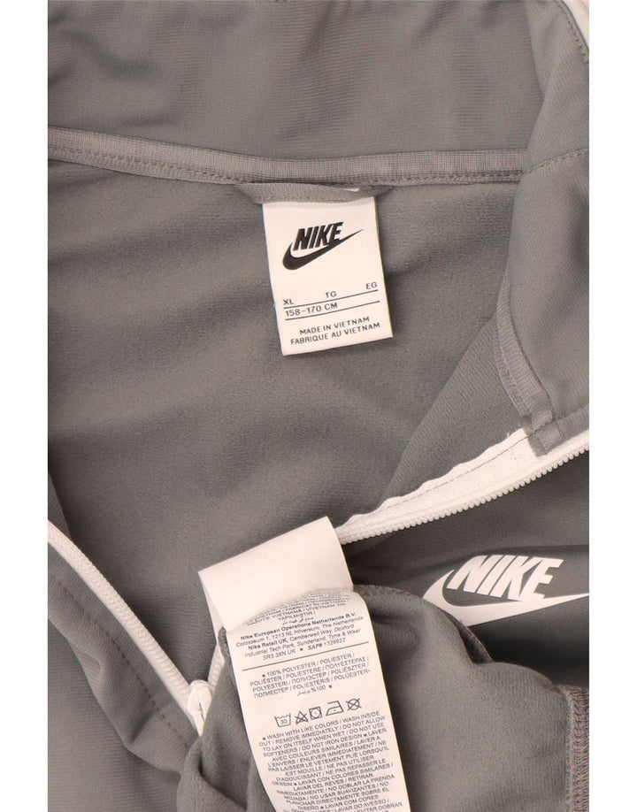Chłopięca kurtka dresowa Nike 13-14 lat XL, szary poliester