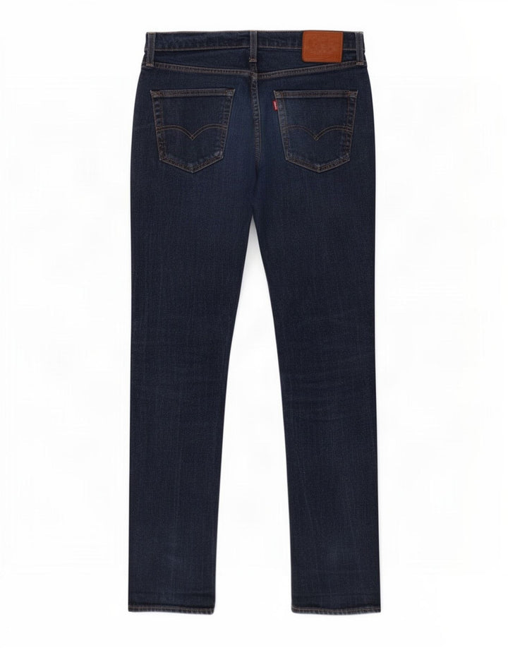 Męskie jeansy Levi's 511 Slim W34 L32 Granatowa bawełna