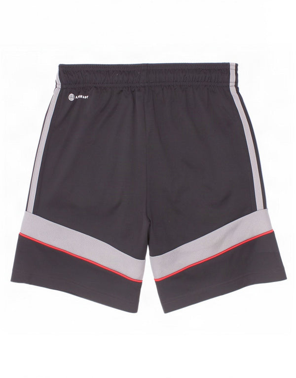 Chłopięce spodenki sportowe Adidas Aeroready 11-12 lat Czarny poliester z blokami kolorów
