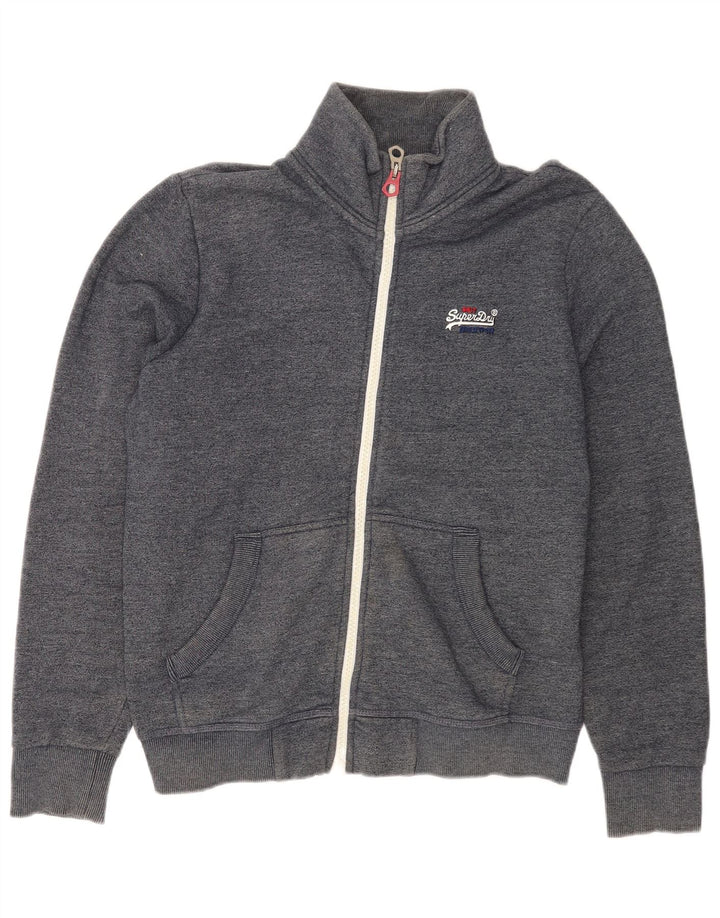 Męska kurtka dresowa Superdry XL, granatowa, bawełniana