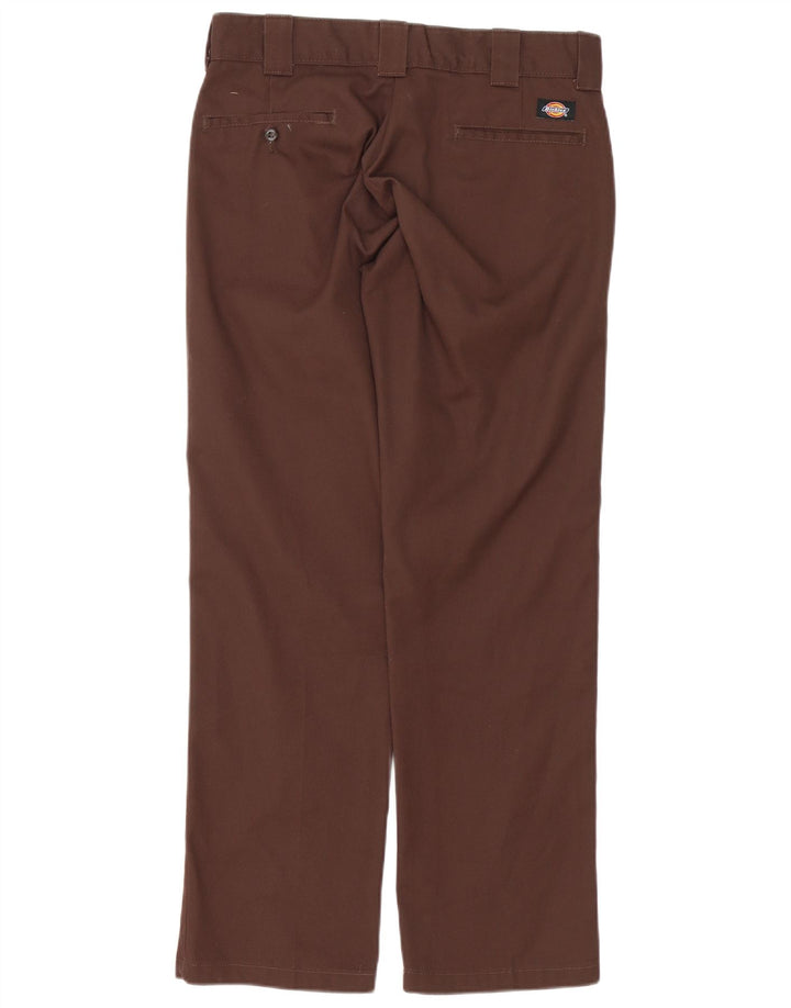 Męskie spodnie chino Dickies Slim Fit W32 L32 Brązowy poliester
