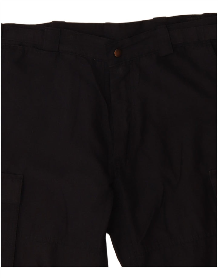 Męskie spodenki cargo VINTAGE W36 duże granatowe