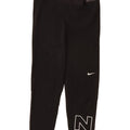 Damskie legginsy Nike Graphic Crop UK 8, małe, czarne, poliestrowe