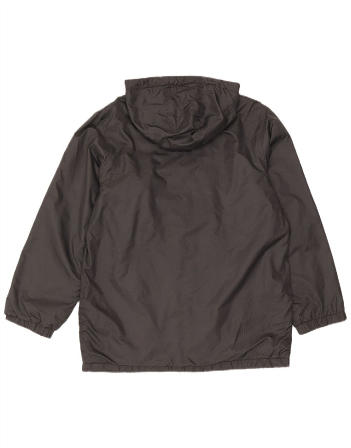 Męska kurtka wiatrówka z kapturem Dickies UK 36, mały, szary poliester