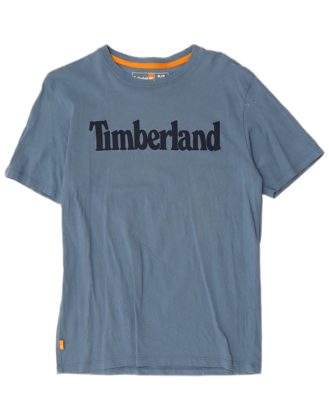 Męska koszulka TIMBERLAND z grafiką o regularnym kroju, średnia niebieska bawełna