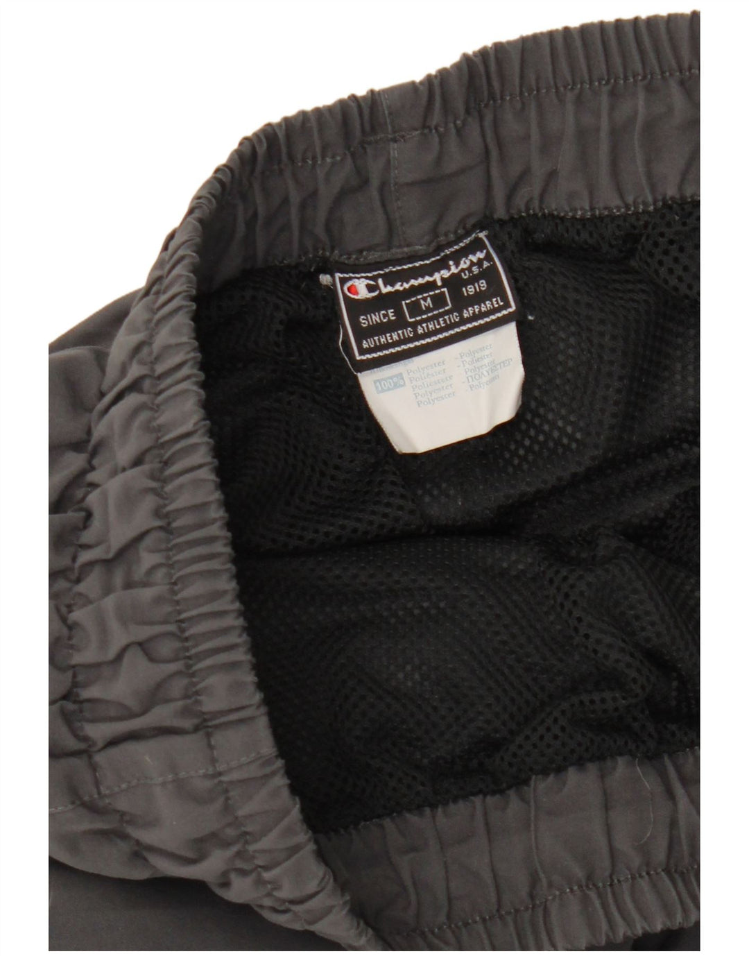 Męskie spodnie dresowe Champion Graphic, średni czarny poliester