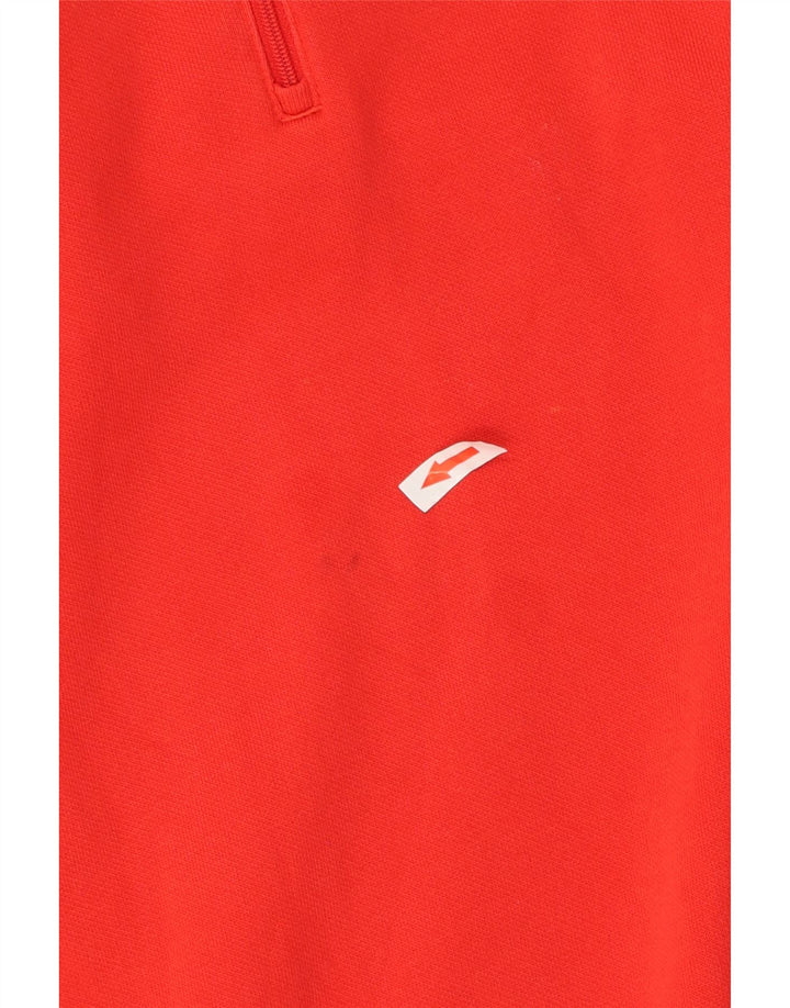 Męska bluza Puma z zamkiem błyskawicznym, duża, czerwona, bawełniana w bloki kolorów