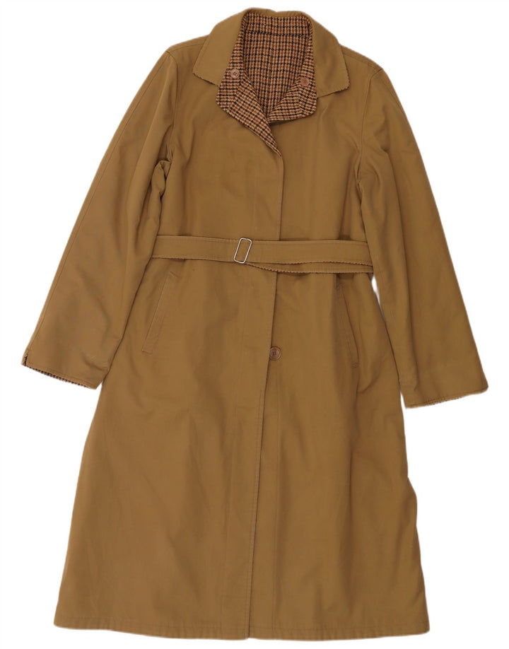 Dwustronny trencz damski Salco UK 14, średni, khaki, poliester