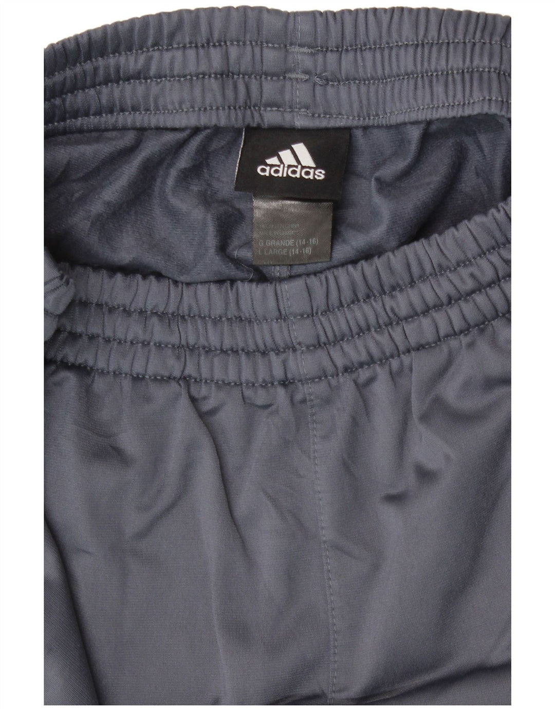 Chłopięce spodnie dresowe Adidas 14-15 lat, duże, granatowe, poliestrowe