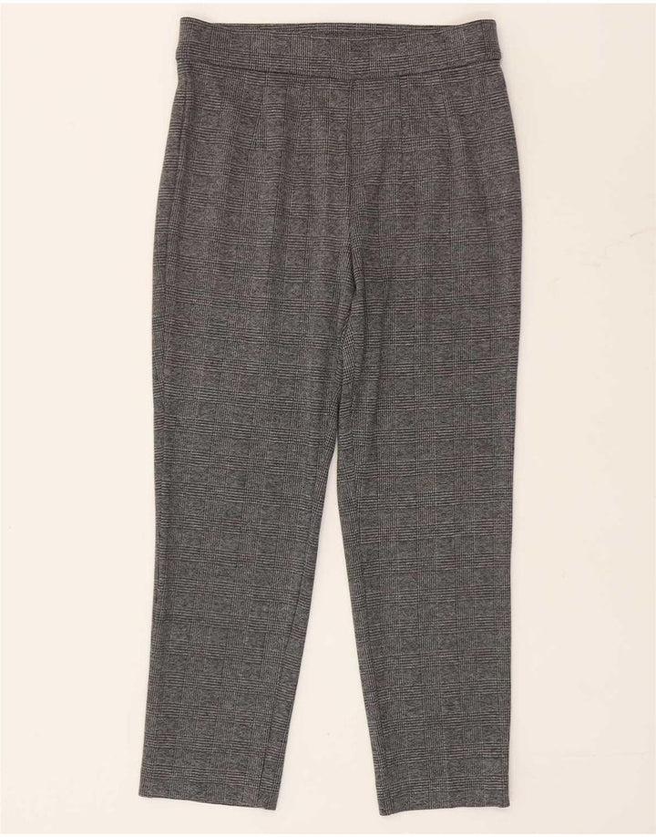 Damskie legginsy Marks & Spencer, UK 10, małe, szare, z poliestru w pepitkę
