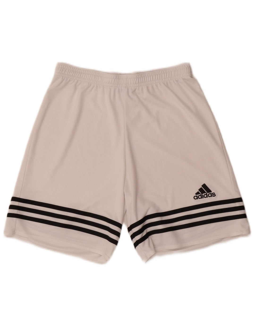 Męskie spodenki sportowe Adidas Climalite, małe, białe, poliestrowe