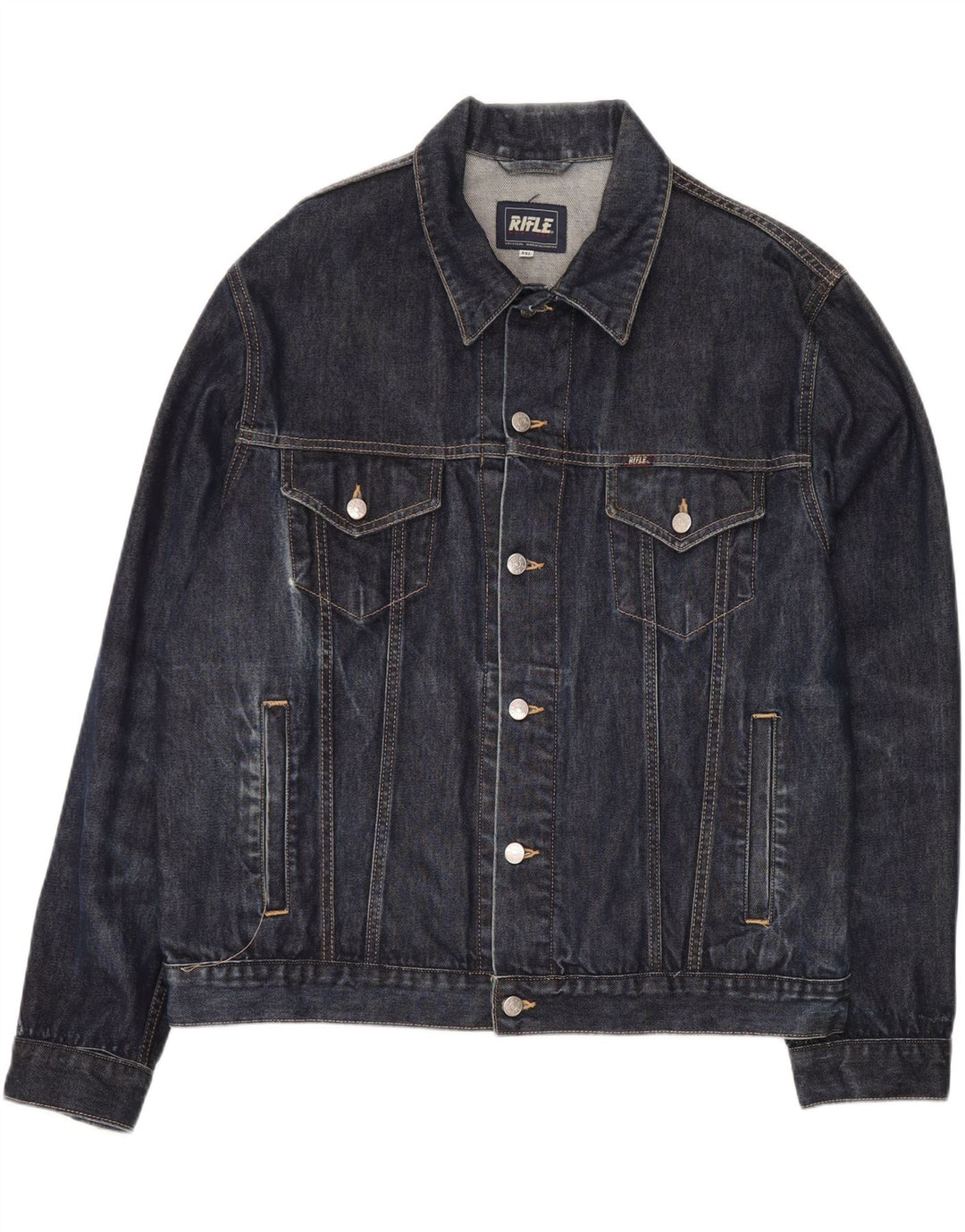 Męska kurtka dżinsowa RIFLE UK 44 2XL niebieska bawełniana