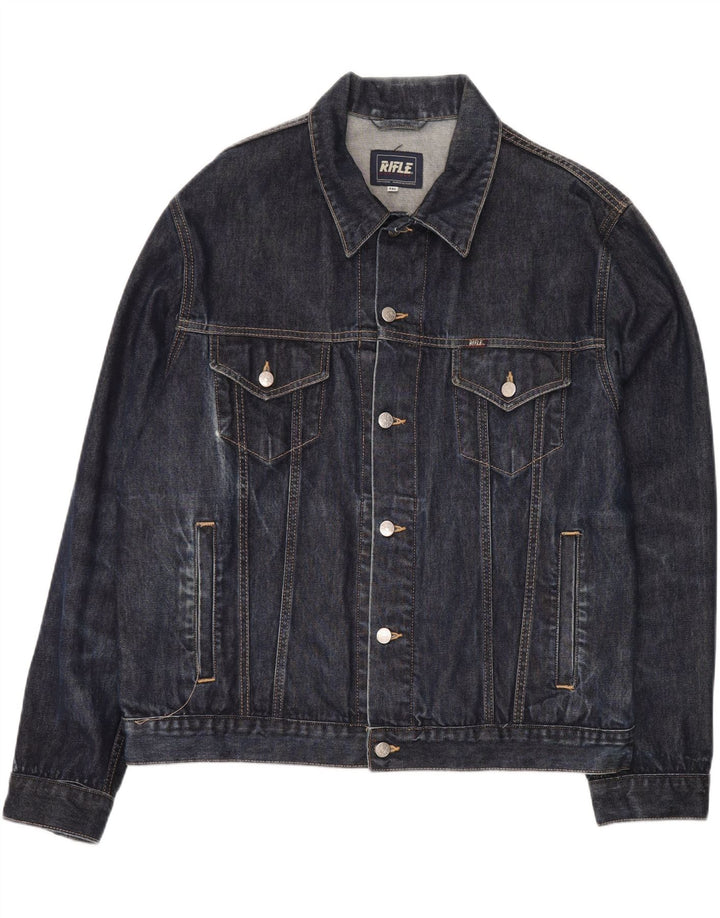 Męska kurtka dżinsowa RIFLE UK 44 2XL niebieska bawełniana