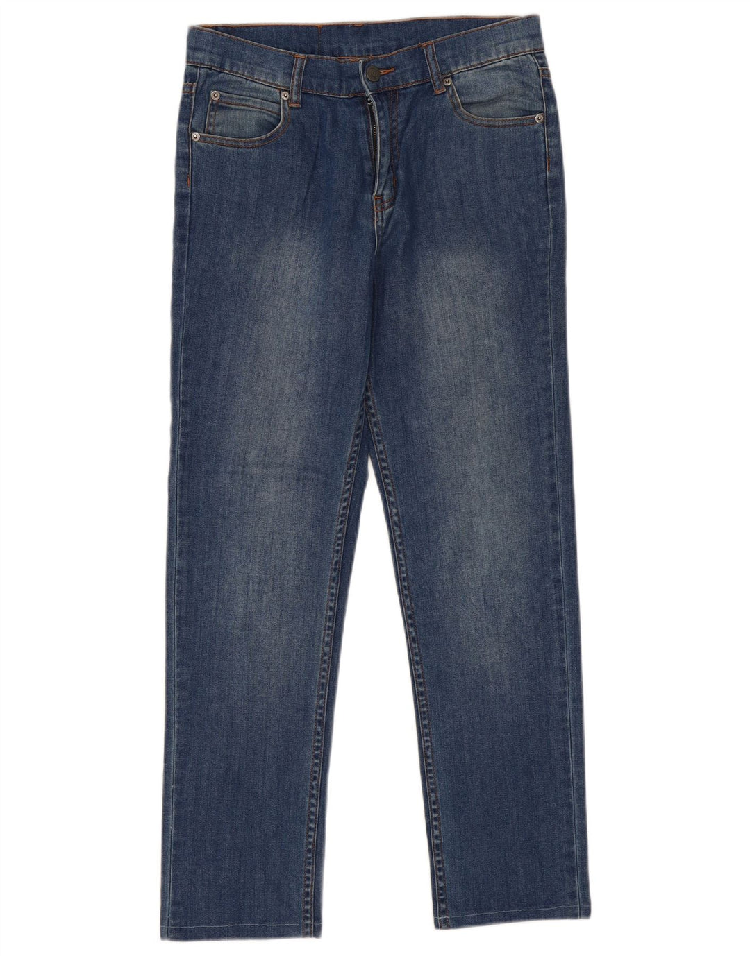Tanie Poniedziałkowe Damskie Proste Dżinsy W31 L28 Niebieskie Bawełniane