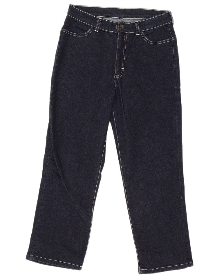 Damskie jeansy Lee Capri W28 L23 Granatowe, bawełniane