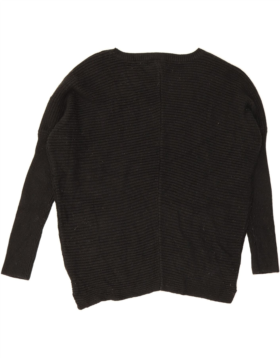 MOSSIMO Womens Oversized Crew Neck Jumper Sweater UK 10 Small Black Vintage Mossimo and Second-Hand Mossimo from Messina Hembry 