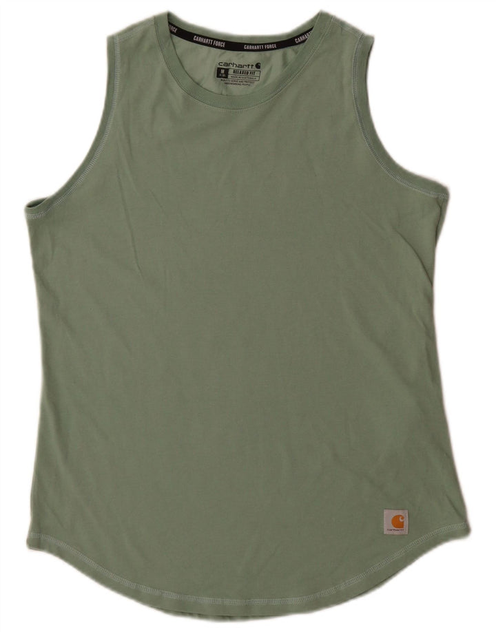 Damska kamizelka Carhartt o swobodnym kroju, UK 8/10, średni zielony poliester