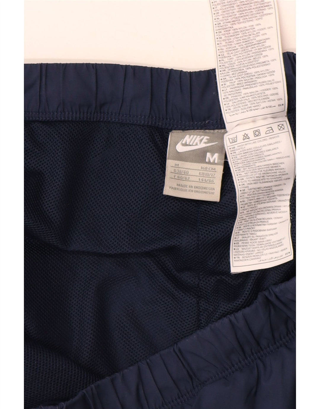 Damskie spodnie dresowe NIKE UK 10/12 Średni granatowy nylon