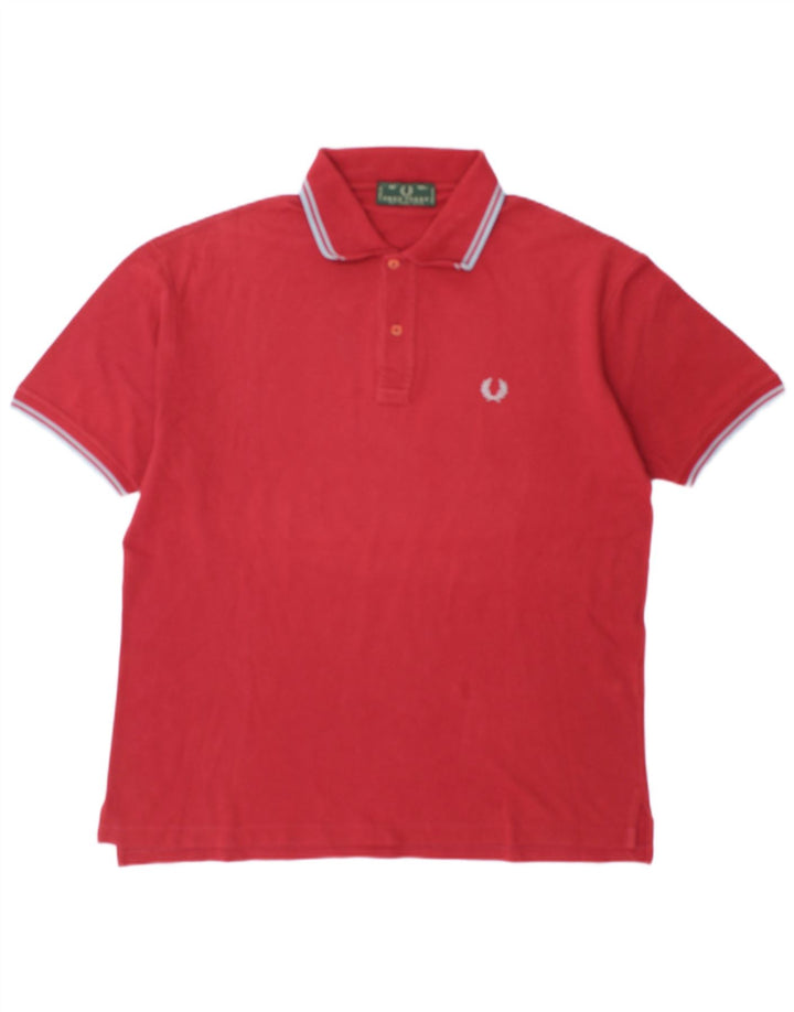 Męska koszulka polo Fred Perry, duża, bordowa, bawełniana